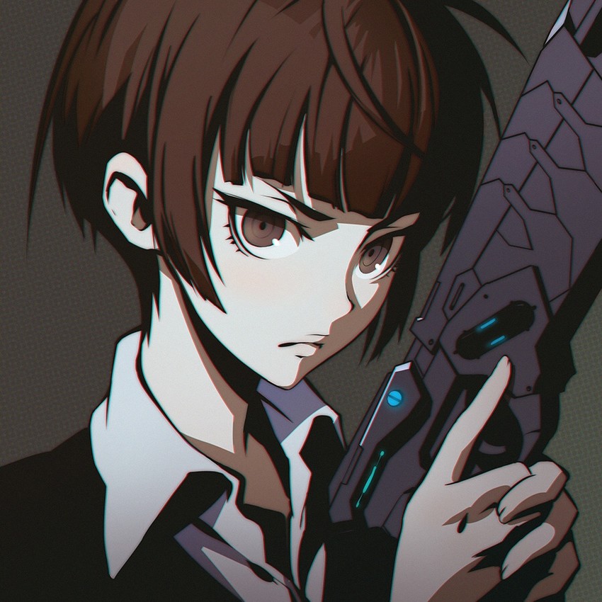 Аниме арт персонажа Tsunemore Akane из Psycho Pass, Anime Hub
