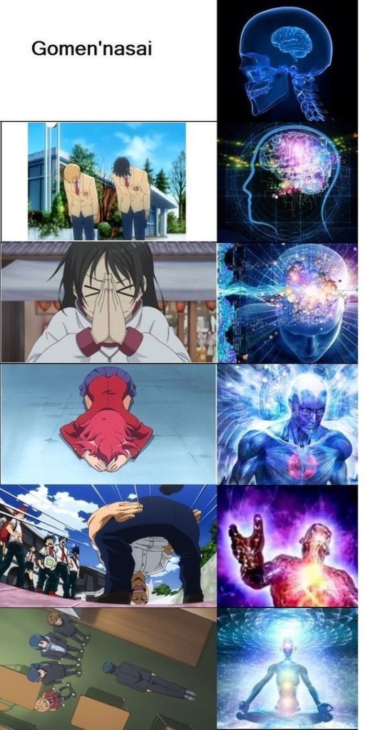 Аниме мем про то, как нужно извинятся, Anime Hub